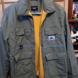 HUF Women's Green Jacket